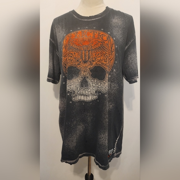 American affliction custom t shirt short sleeve - Picture 2 of 11